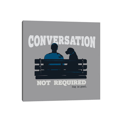 Convo Not Req Bench 1 Piece Wrapped Canvas Wall Art