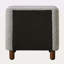 Mobilier de chambre à coucher classique à deux tiroirs gris avec deux tiroirs