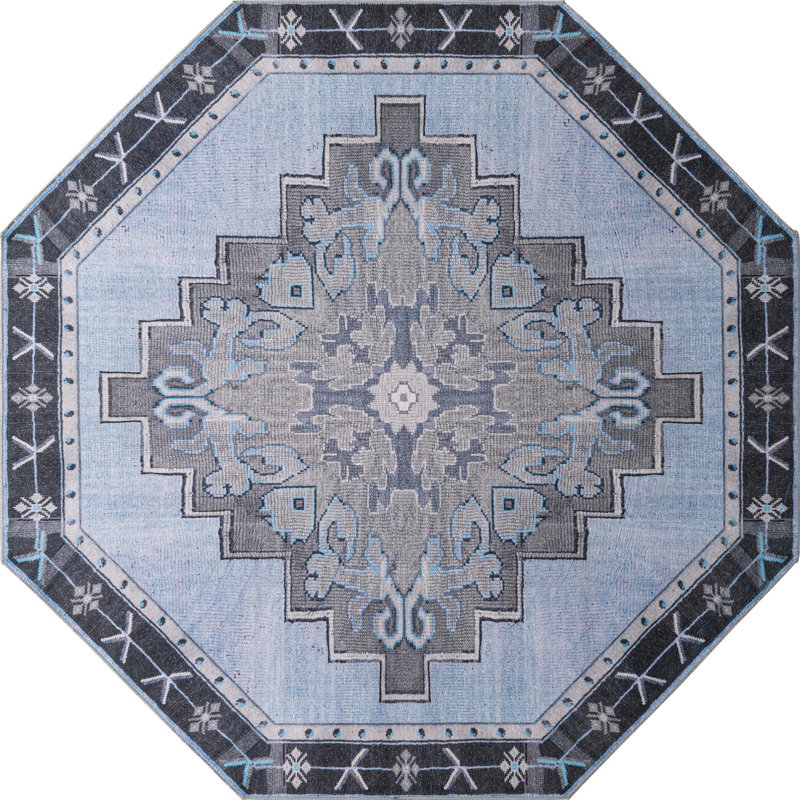 Oppie Oriental Indoor Rug, Octagon 7'6" x 7'6"
