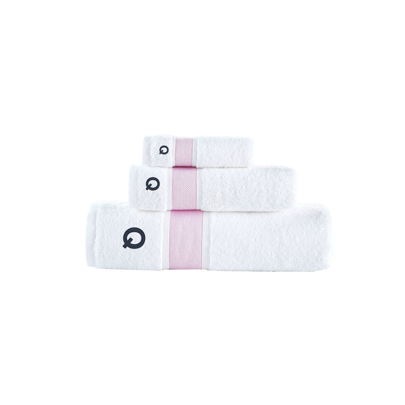 Dieter 3 pcs Towel Set, Q, Pink