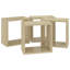 Gleneva 4 Piece Square Cube Shelf
