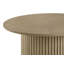 Table basse d'appoint ronde cannelée en chêne naturel-198101155