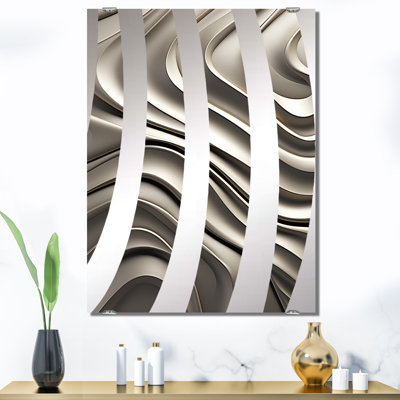 Dakyah - Miroir mural abstrait