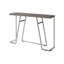 Table d'appoint, console, vestibule, étroit, canapé, stratifié, métal chromé, contemporain,