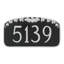 Plaque d’adresse murale sur 1 ligne-23377823-23377818