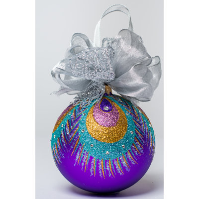 Ornement boule peacock