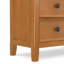 Armoire de rangement basse en bois massif l 32 po avec tablettes réglables et pieds fuselés Amherst-996699405