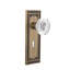 Mission Plate with Decorative Keyhole and Crystal Egg & Dart Knob-1165636082-1165636083