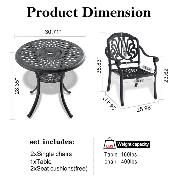 Dimensions du produit