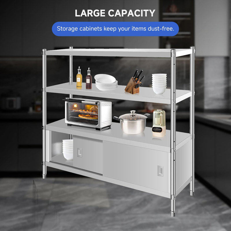 Capacité de la tablette avec hauteur réglable et trous d'aération pour le bureau de la cuisine