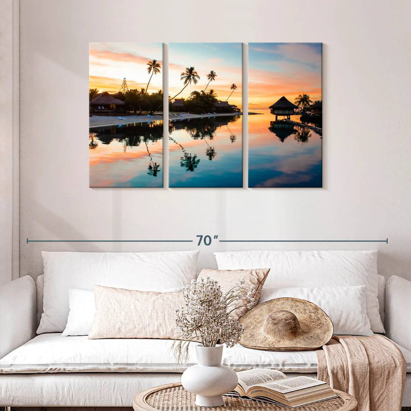Kavia Palm Beach Reflection, H 28 po x l 45 po