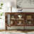Nell 72" Glass Door Sideboard Storage Display Cabinet