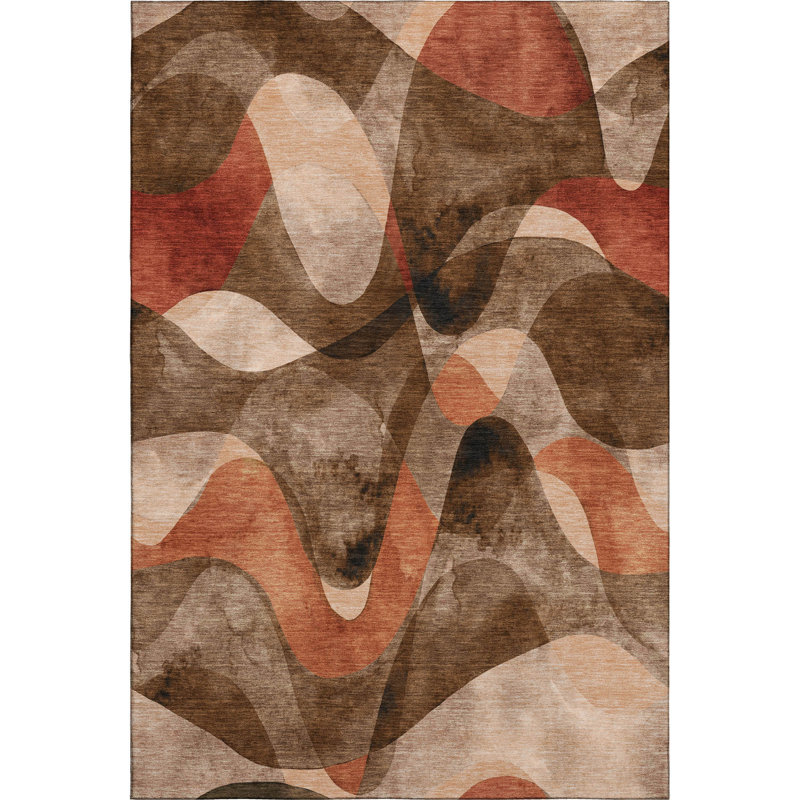 Tapis Norberta avec envers antidérapant, Rectangulaire 8 pi x 10 pi