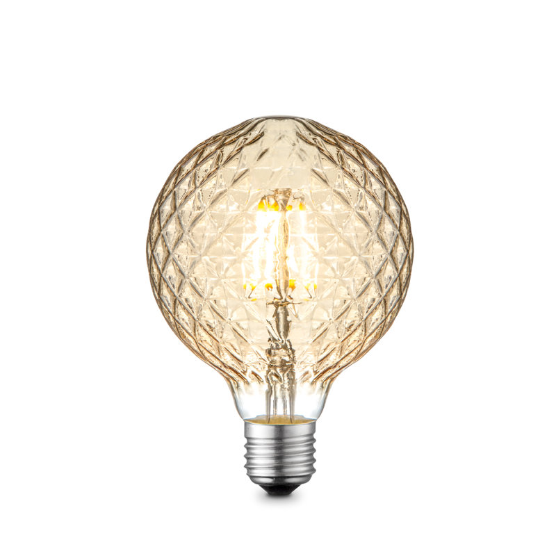 4W E27 Dimmable LED Vintage Edison Globe Light Bulb Amber