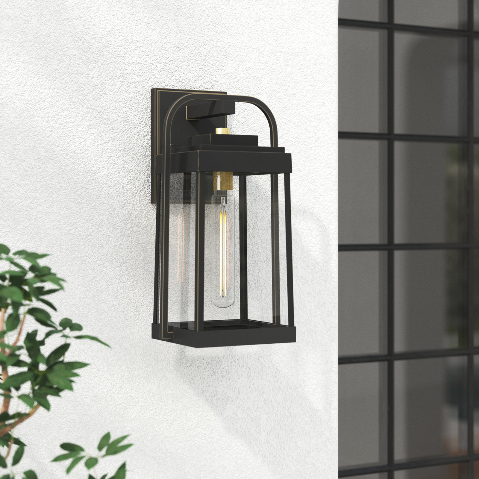 Kelley Aluminum Wall Light, 14" H x 7.125" W x 7.13" D