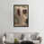 Toile avec cadre gris