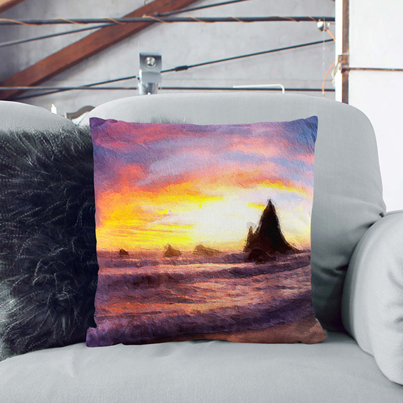 Square Cushion, 40cm H x 40cm W x 15cm D