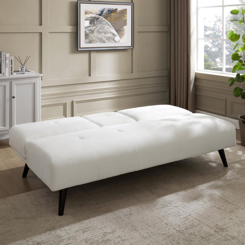 Hunter 3 Seater Linen Blend Sofa Bed, Cream