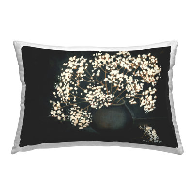 Conception de coussin décoratif imprimé "Baby's Breath on" par Haley Knighten