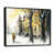 Toile avec cadre flottant noir