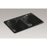 Hartland 33" L x 22" W x 9-5/8" Double Basin Drop-In Kitchen Sink