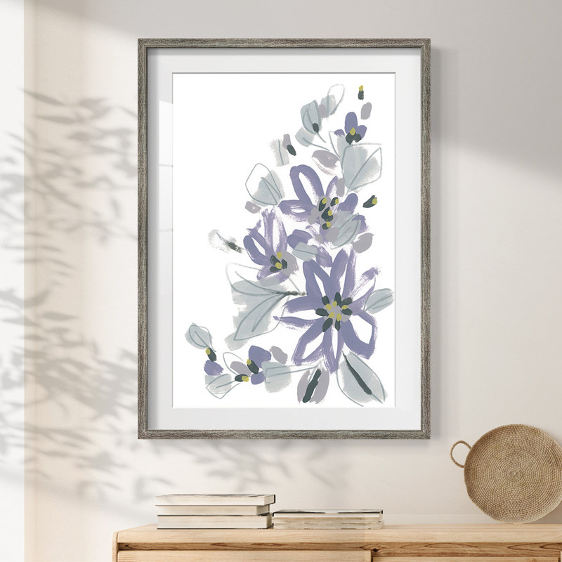 Interlocking Melody II -Gallery Wrapped Canvas, Distressed