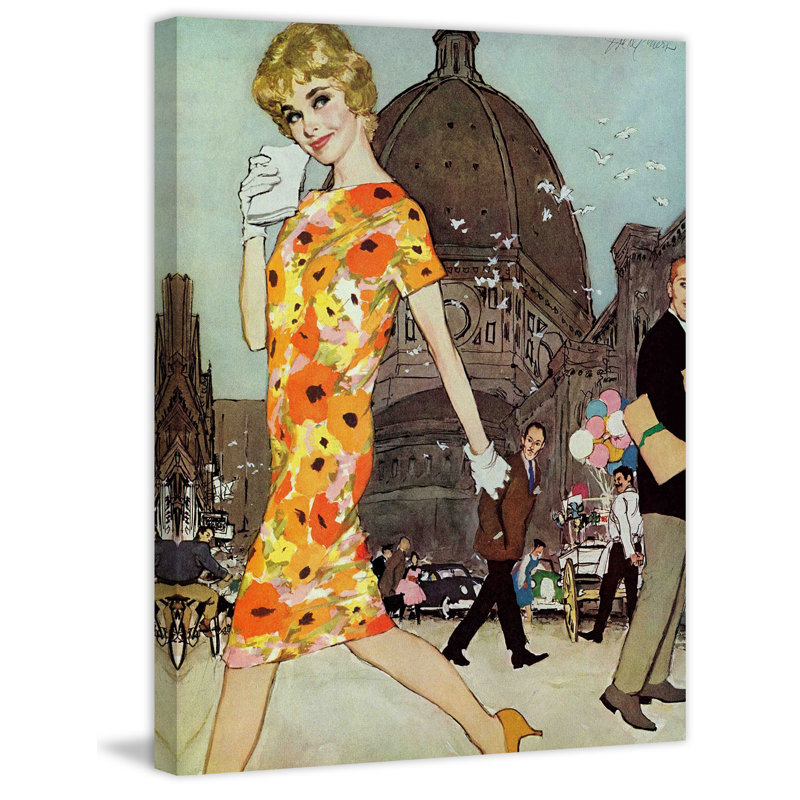 The Stranded Blonde Print on Wrapped Canvas, 52" H x 40" W