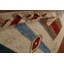 Tapis beige noué à la main de conception unique 10 pi 4 po x 13 pi 10 po