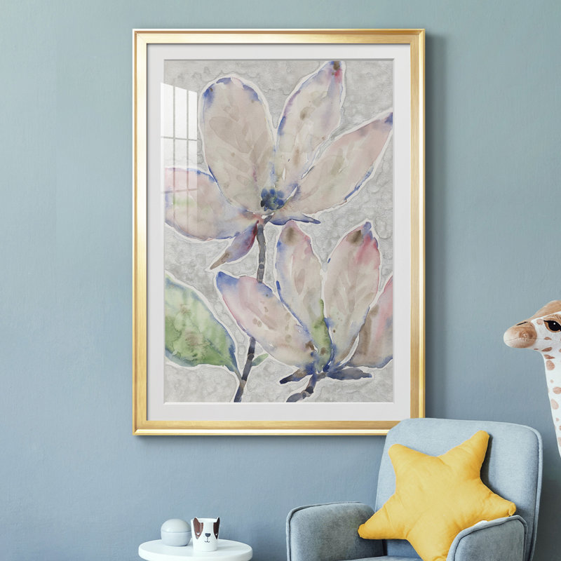 Blossom Study II - reproduction de cadre photo, H 30,5 po x l 22,5 po x P 1 po, Or