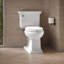 Memoirs 1.28 GPF (Water Efficient) Elongated Toilet Bowl with High Efficiency Flush (Seat Not Included)-5936395