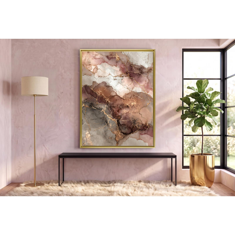 Blushed Terrain, 40" H x 53" W