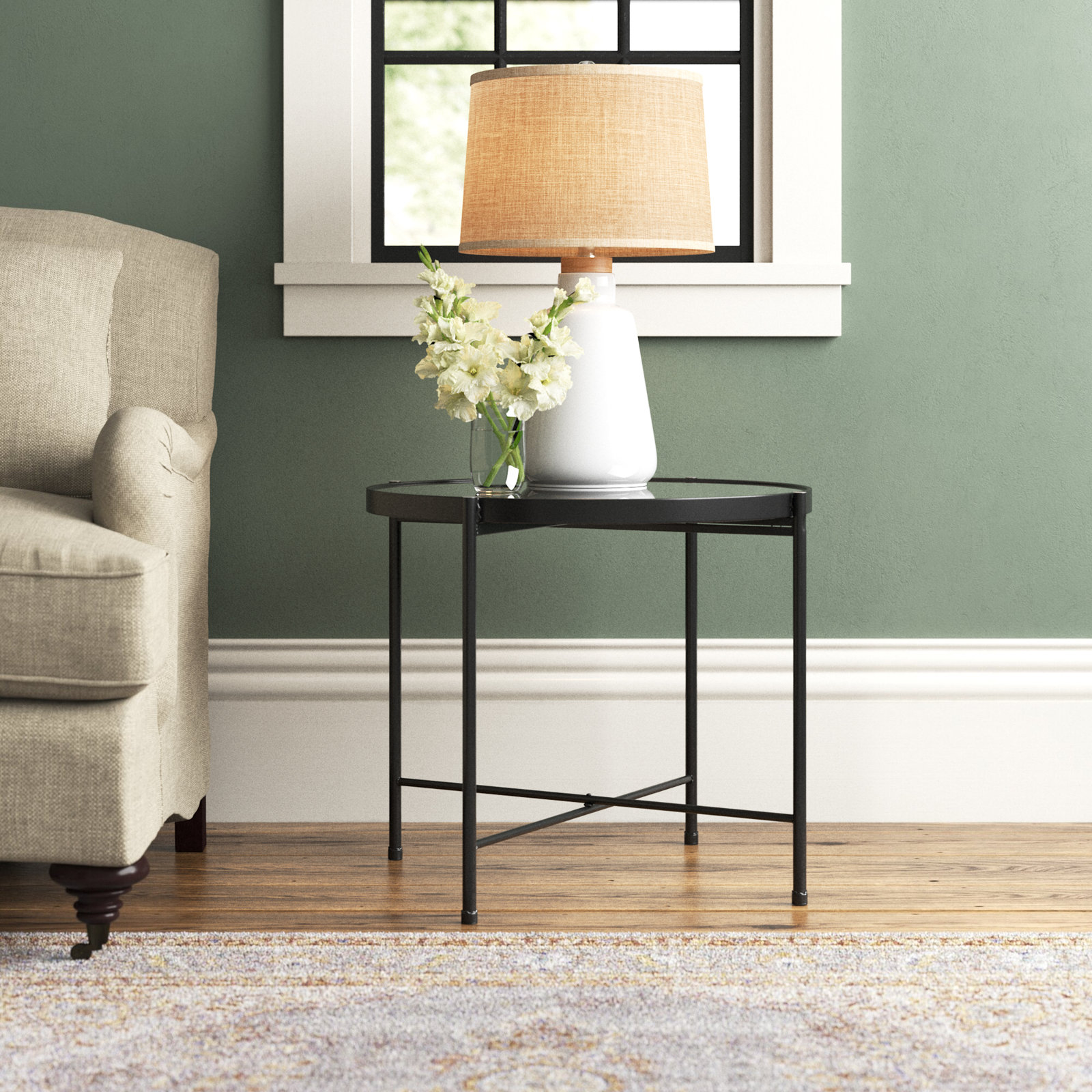Rudy End Table, 23" x 20"