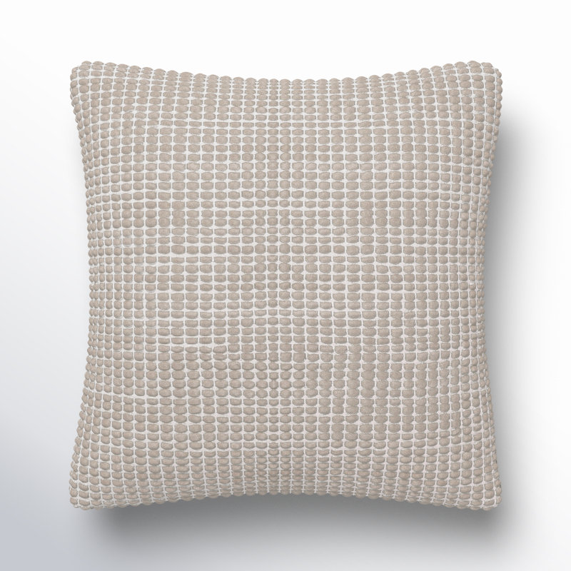 Coussin Waverly, Polyester/ Bourre en polyester, gris, 20 po x 20 po