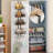 Adjustable Durable Metal Purse Holder Handbag Purse Organizer for Closet with 5 Hooks Medium