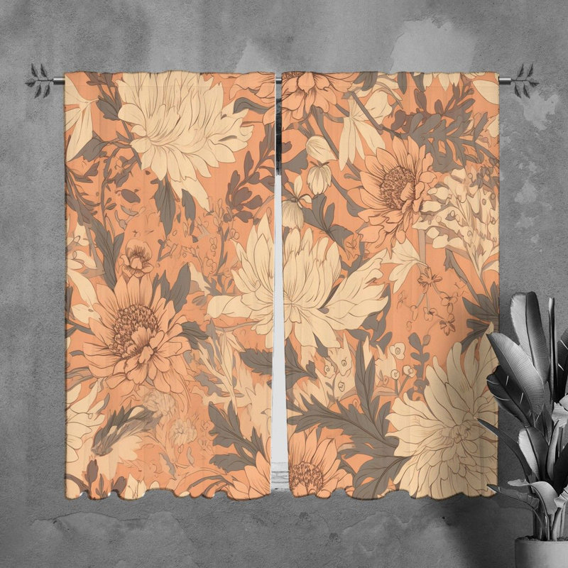 Kinzlie Room Darkening Curtain Pair, 20" W x 82" L