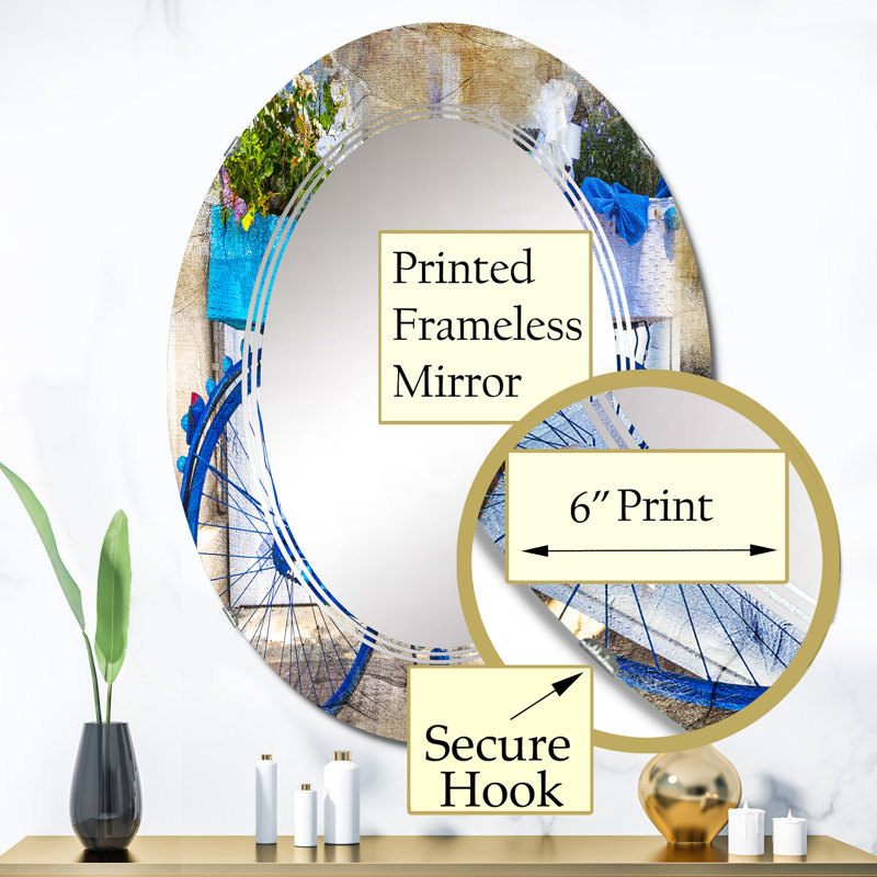 Oval Mirror, 36" x 24"
