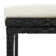Ariyal Patio Bar Table and Stools with Cushions Poly Rattan