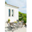 Telemanus Rectangular Metal Folding Outdoor Bistro Table , cm W cm D-1943242626-1943195960