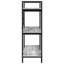 100cm W Steel Etagere Bookcase-530705020-530705010
