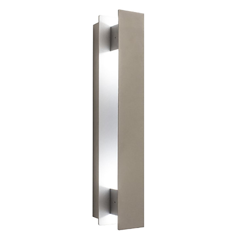 Applique murale encastrée 1 lumière à DEL Lieber, Argent, 3000