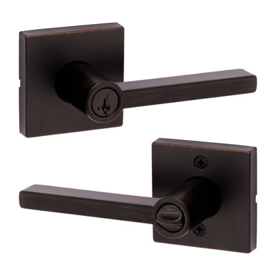Halifax Door Lever with Square Rosette