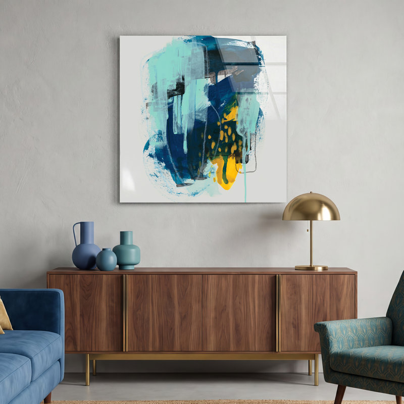 'Intuitive Motion I' Print on Glass