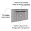 Lakyria wall mounted TV panel for TVs up to 50"-1078906630