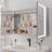 Erron 36'' W 24'' H Surface Frameless Medicine Cabinet Mirror 3 Fixed