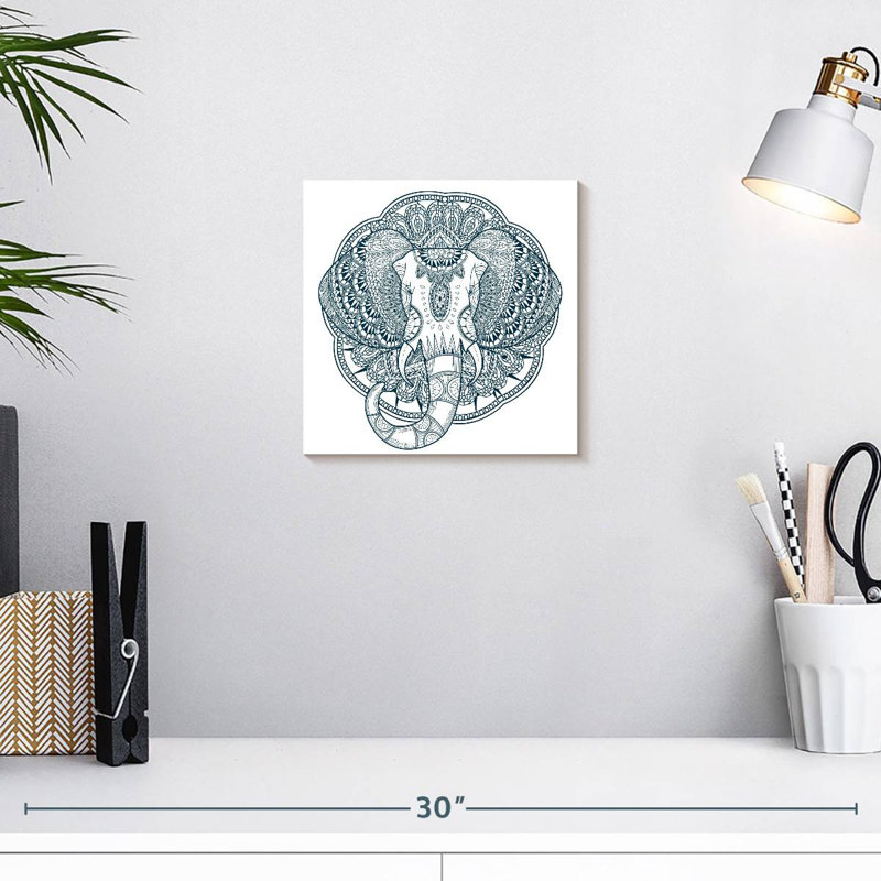 Brampt Graceful Elephant, 10" H x 10" W