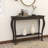 39.4" W Console Table with Storage Shelf and Distinctive Leg Design-1776798804-1776798805