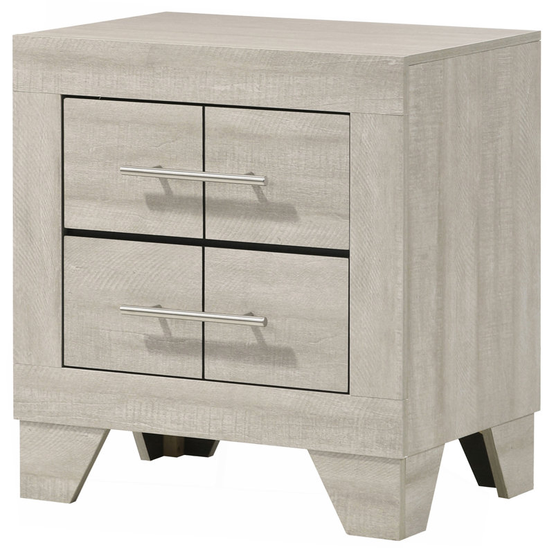 Table de chevet 2 tiroirs Strout