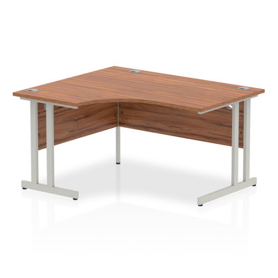 Tibay L-Shaped Metal Base Computer Desk
