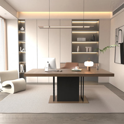 Rectangle Extendable Dining Table 6-10 Person Aged Wood Black 160-200 Cm