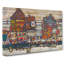 Houses With Laundry by Egon Schiele - Wrapped Canvas Painting-61853920